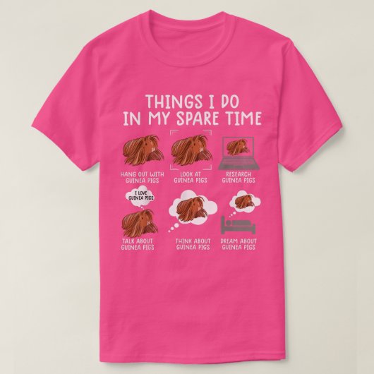 grappig cavia shirt srcastische humor cavia p (Design voorkant)