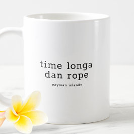 Grappig Caymanian dialect Tijd Longa Dan Rope Koffiemok
