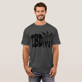 Grappig CB Diva Gift CBD Cannabidiol Plant Lover T-shirt (Voorkant volledig)