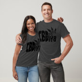 Grappig CB Diva Gift CBD Cannabidiol Plant Lover T-shirt (Unisex)