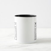 Grappig CFO Voedingsfeiten Geschenk voor Hoofd Fin Mok (Midden)