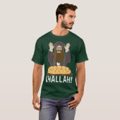 Grappig Challa brood I Hebreeuws Hebreeuws T-shirt (Voorkant volledig)