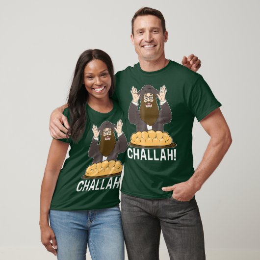 Grappig Challa brood I Hebreeuws Hebreeuws T-shirt (Unisex)