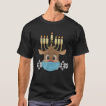 Grappig Chanoeka Menorah Rendier Lelijke Trui Gift T-shirt<br><div class="desc">Grappige Chanoeka Menora rendier lelijke trui cadeau Shirt</div>