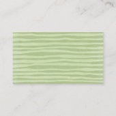 Grappig Charmant Groen Sinaasappel Tuinfeest Plaatskaartje (Achterkant)