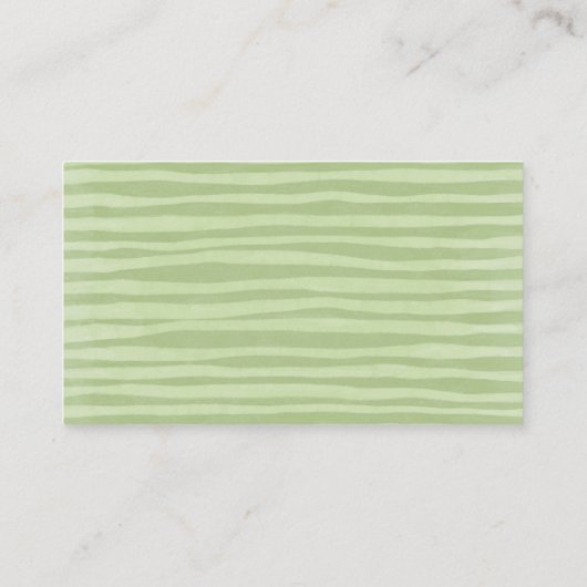 Grappig Charmant Groen Sinaasappel Tuinfeest Plaatskaartje (Achterkant)