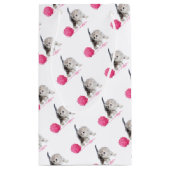 Grappig chaton Low Poly Klein Cadeauzakje (Achterkant)