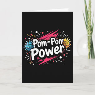Grappig Cheerleading Citaat Geschenk Kracht  Kaart