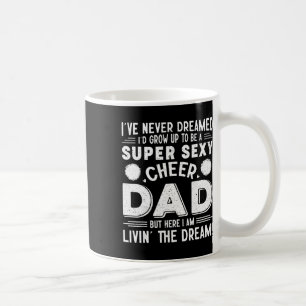 Grappig Cheerleading Shirt Cheer Papa Trots Vaders Koffiemok