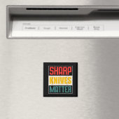 Grappig chefmes van scherpe messen voor chefs magneet (Insitu (Vaatwasser))