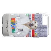 Grappig Chemie Lab/Hond Case-Mate iPhone Case (Achterkant (Horizontaal))