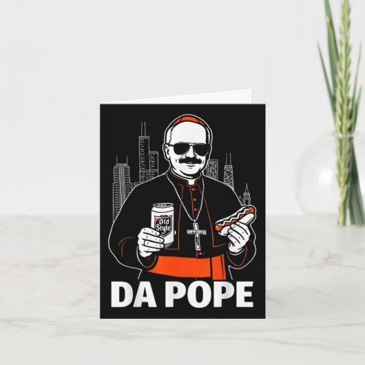 Grappig Chicago Paus Leo XIV Graphic Kaart (Voorkant)
