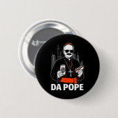 Grappig Chicago Paus Leo XIV Graphic Ronde Button 5,7 Cm (Voorkant /achterkant)