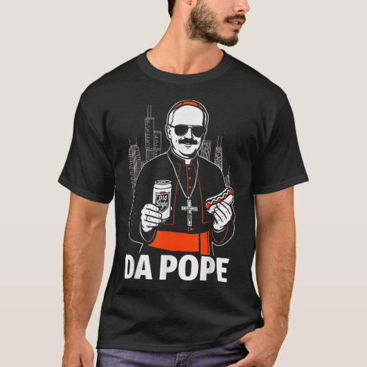 Grappig Chicago Paus Leo XIV Graphic T-shirt (Voorkant)