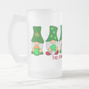 Grappig Chillen met Mijn Gnomies St. Patricksdag Matglas Bierpul