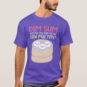 Grappig Chinees eten Shumai Dumplings Kawaii Dim S T-shirt
