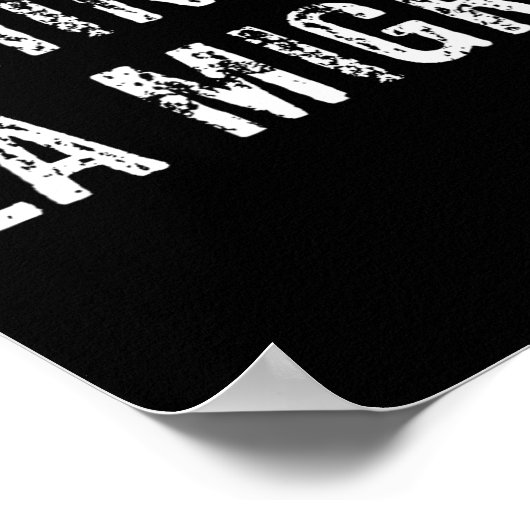 Grappig Chinga La Migra Mexicaanse grenspatrouille Poster (Hoek)