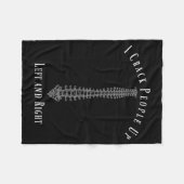 Grappig Chiropractor Beroep Cadeau T-shirt Fleece Deken (Voorkant (Horizontaal))