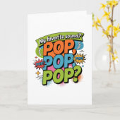 Grappig Chiropractor Pop Geluidsgeschenk Kaart (Gele Bloem)