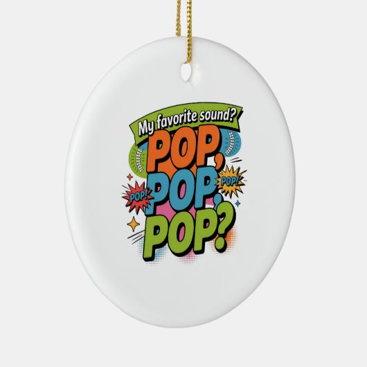 Grappig Chiropractor Pop Geluidsgeschenk Keramisch Ornament (Rechts)