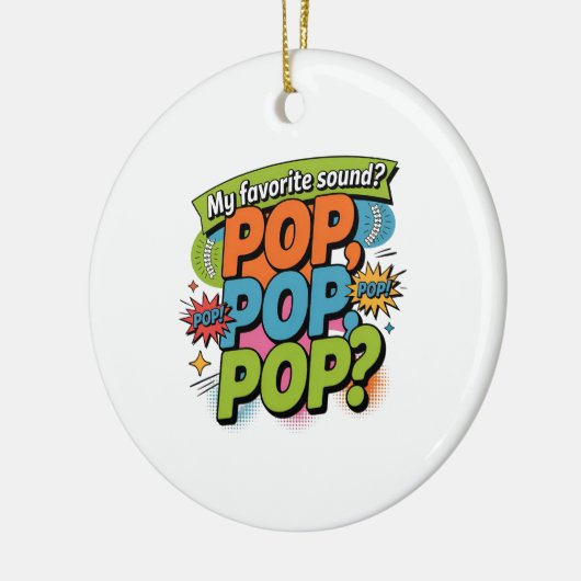 Grappig Chiropractor Pop Geluidsgeschenk Keramisch Ornament (Links)