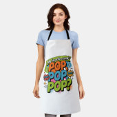 Grappig Chiropractor Pop Geluidsgeschenk Schort (Gedragen)