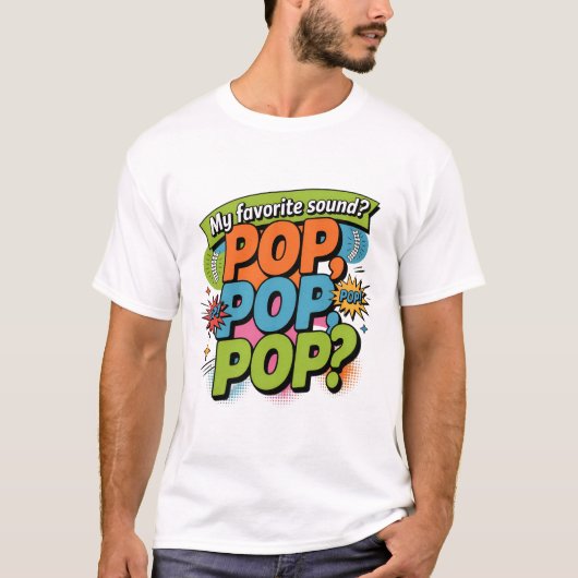 Grappig Chiropractor Pop Geluidsgeschenk T-shirt (Voorkant)