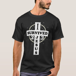 Grappig Christelijk 33e verjaardagscadeau Ik overl T-shirt