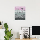 Grappig Christelijk Bijbelcitaat Poster (Thuiskantoor)