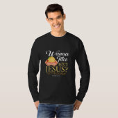 Grappig Christelijk cadeau Wanna Taco Bout Jesus L T-shirt (Voorkant volledig)
