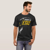 Grappig Christelijk Gebokst op Jezus T-shirt (Voorkant volledig)