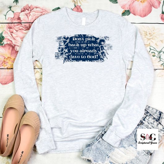 Grappig Christelijk geven aan God T-shirt