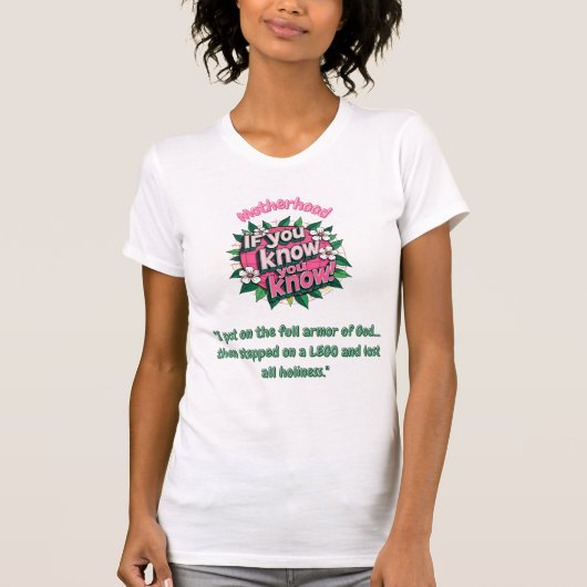 Grappig christelijk moeder citaat shirt. t-shirt (Voorkant)