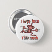 Grappig Christelijk ontwerp Ronde Button 5,7 Cm (Voorkant /achterkant)