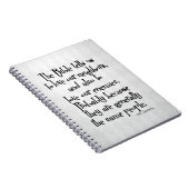 Grappig Christelijk Religieuze Citaat GK Chesterto Notitieboek (Rechterzijde)