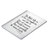 Grappig Christelijk Religieuze Citaat GK Chesterto Notitieboek (Linkerzijde)