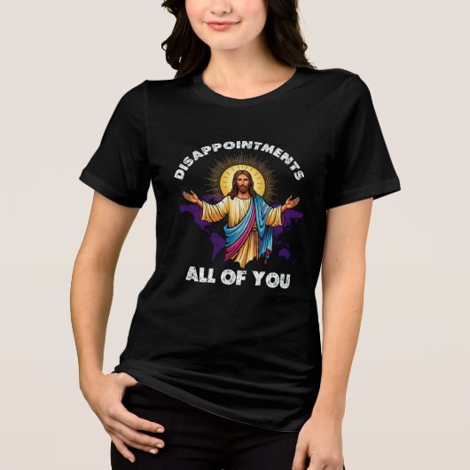 Grappig Christelijk T-shirt | Jesus Meme (Voorkant)
