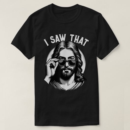 Grappig Christelijk T-Shirt met Jezus Meme (Design voorkant)