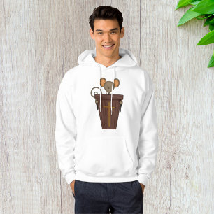 Grappig christelijke kerk muis karakter hoodie