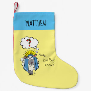 Grappig Christelijke kerststaartschapen Kleine Kerstsok