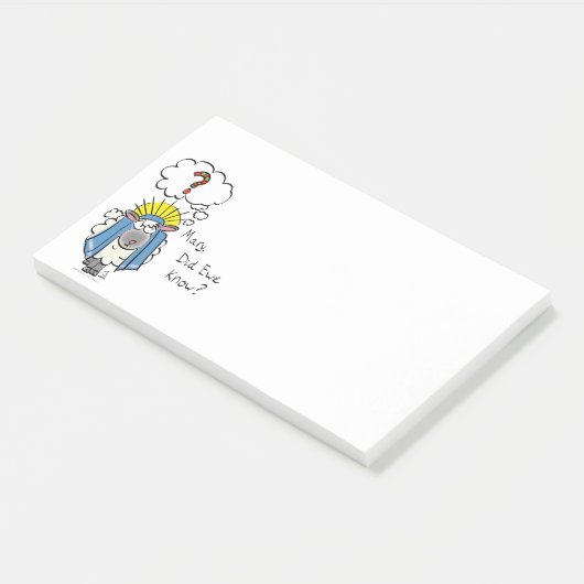 Grappig Christelijke kerststaartschapen Post-it® Notes (Schuin)