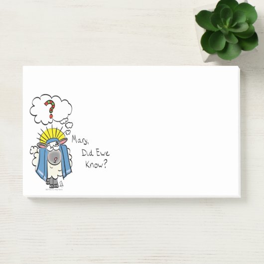 Grappig Christelijke kerststaartschapen Post-it® Notes (Kantoor)