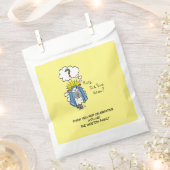 Grappig Christelijke kerststaartschapenkap-Cartoon Bedankzakje (Geknipt)