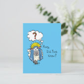 Grappig Christelijke kerststaartschapenkap-Cartoon Briefkaart (Staand voorkant)