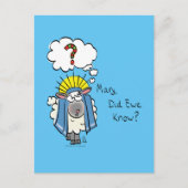 Grappig Christelijke kerststaartschapenkap-Cartoon Briefkaart (Voorkant)