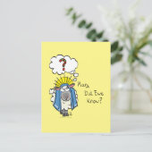 Grappig Christelijke kerststaartschapenkap-Cartoon Briefkaart (Staand voorkant)