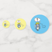 Grappig Christelijke kerststaartschapenkap-Cartoon Confetti (Achterkanten)