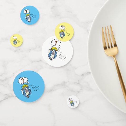 Grappig Christelijke kerststaartschapenkap-Cartoon Confetti (Groep)