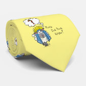 Grappig Christelijke kerststaartschapenkap-Cartoon Stropdas (Opgerold)