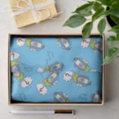 Grappig Christelijke kerststaartschapenkap-Cartoon Tissuepapier (Geschenk)